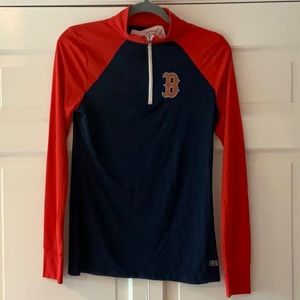 NWT, quarter zip Boston Red Sox